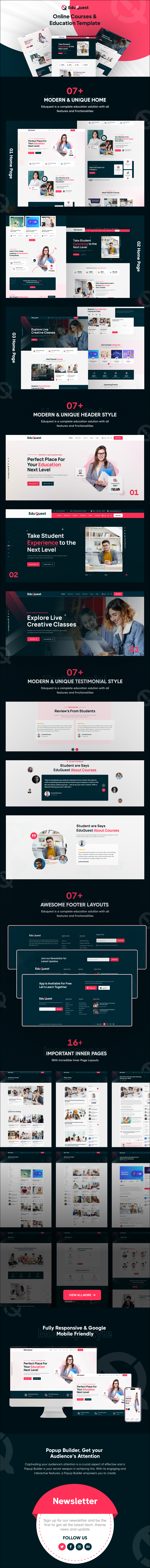 EduQuest LMS WordPress Theme