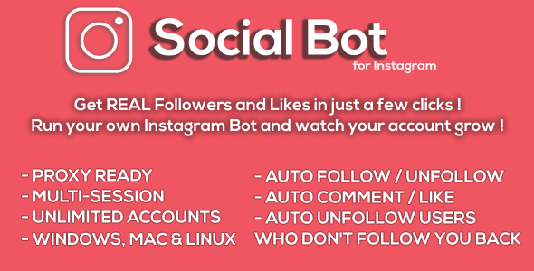 Social Bot - Instagram and Twitter Bot - CodeCanyon Item for Sale