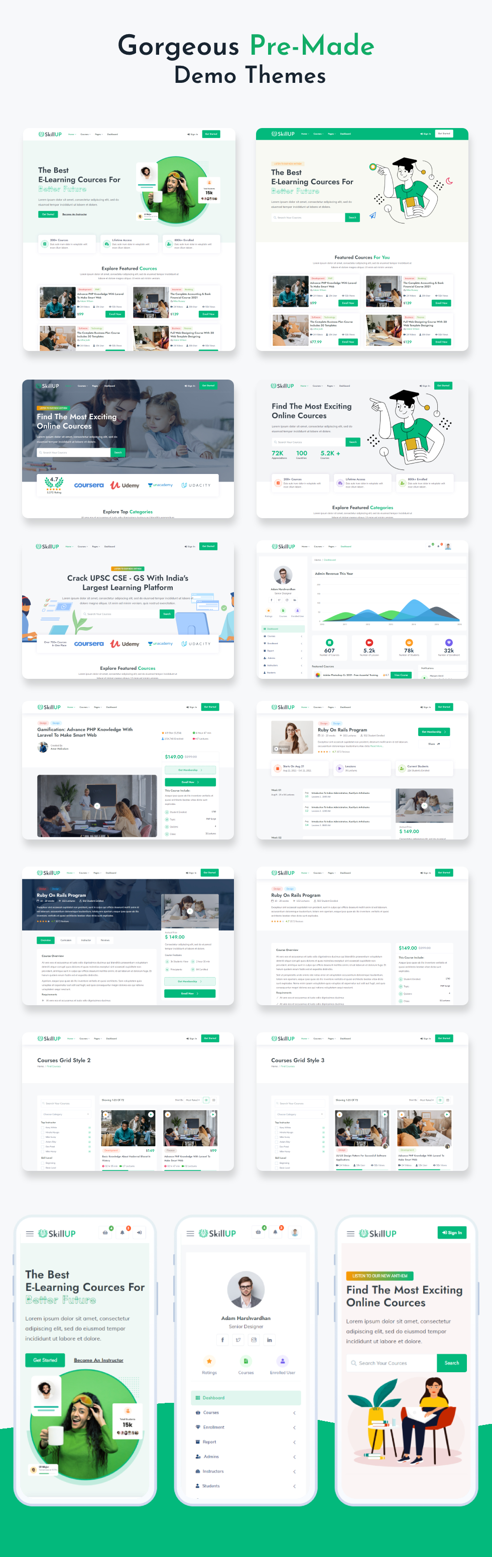 SkillUp - Online Education WordPress Theme - 5