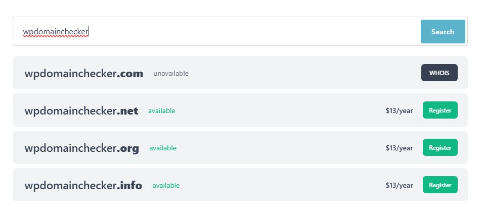 WP Domain Checker - 5