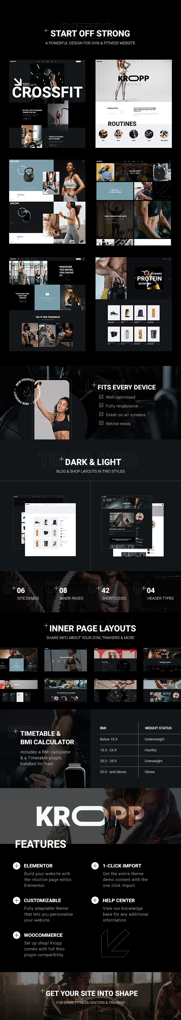 Kropp - Fitness and Gym WordPress Theme - 2