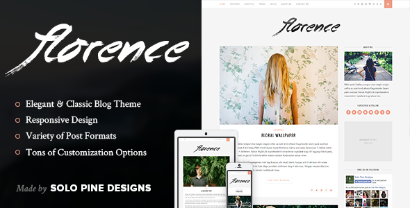 Florence - A Responsive Blog Theme