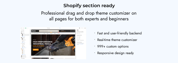 Shopify section ready