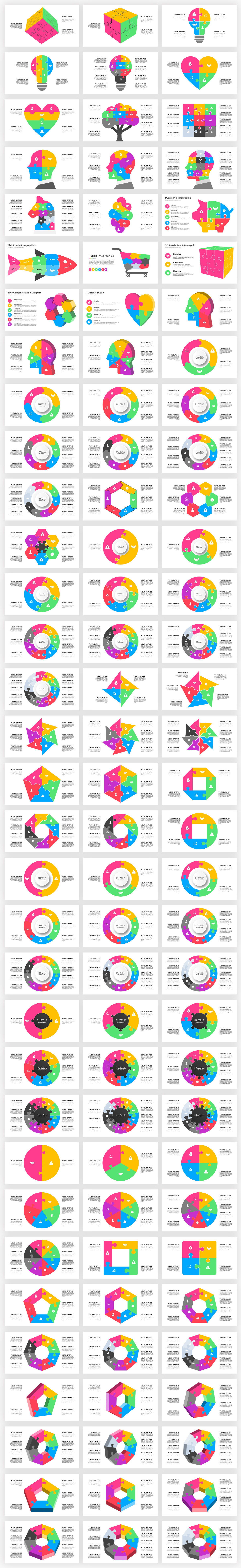 Infographics Complete Bundle PowerPoint Templates - 55