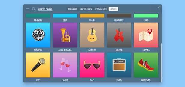 sPlayer | Music Genre Iconset