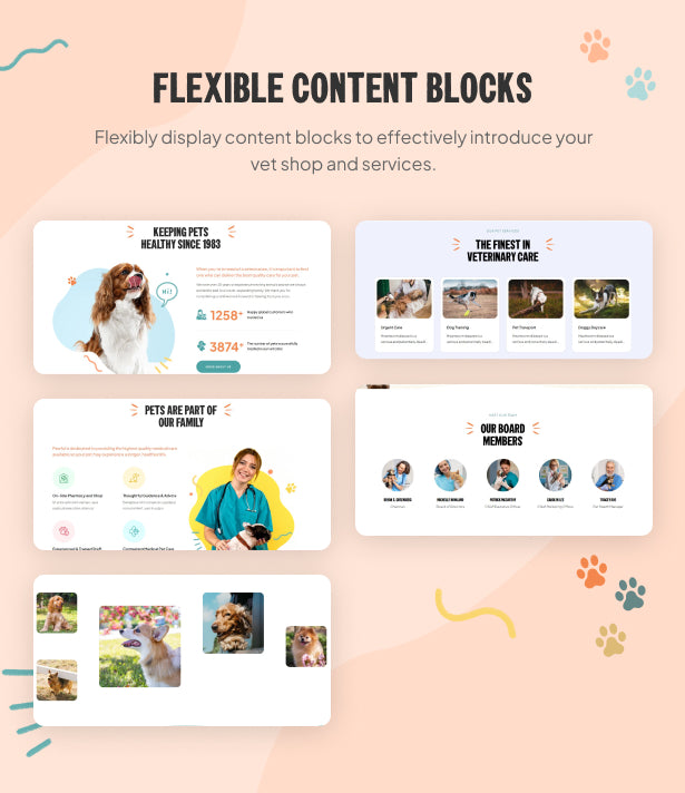 Flexible content blocks