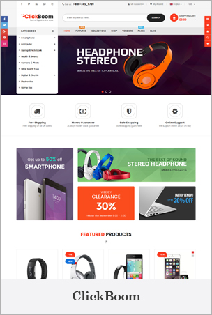 ClickBoom - Responsive Multipurpose Shopify Theme Sections Ready