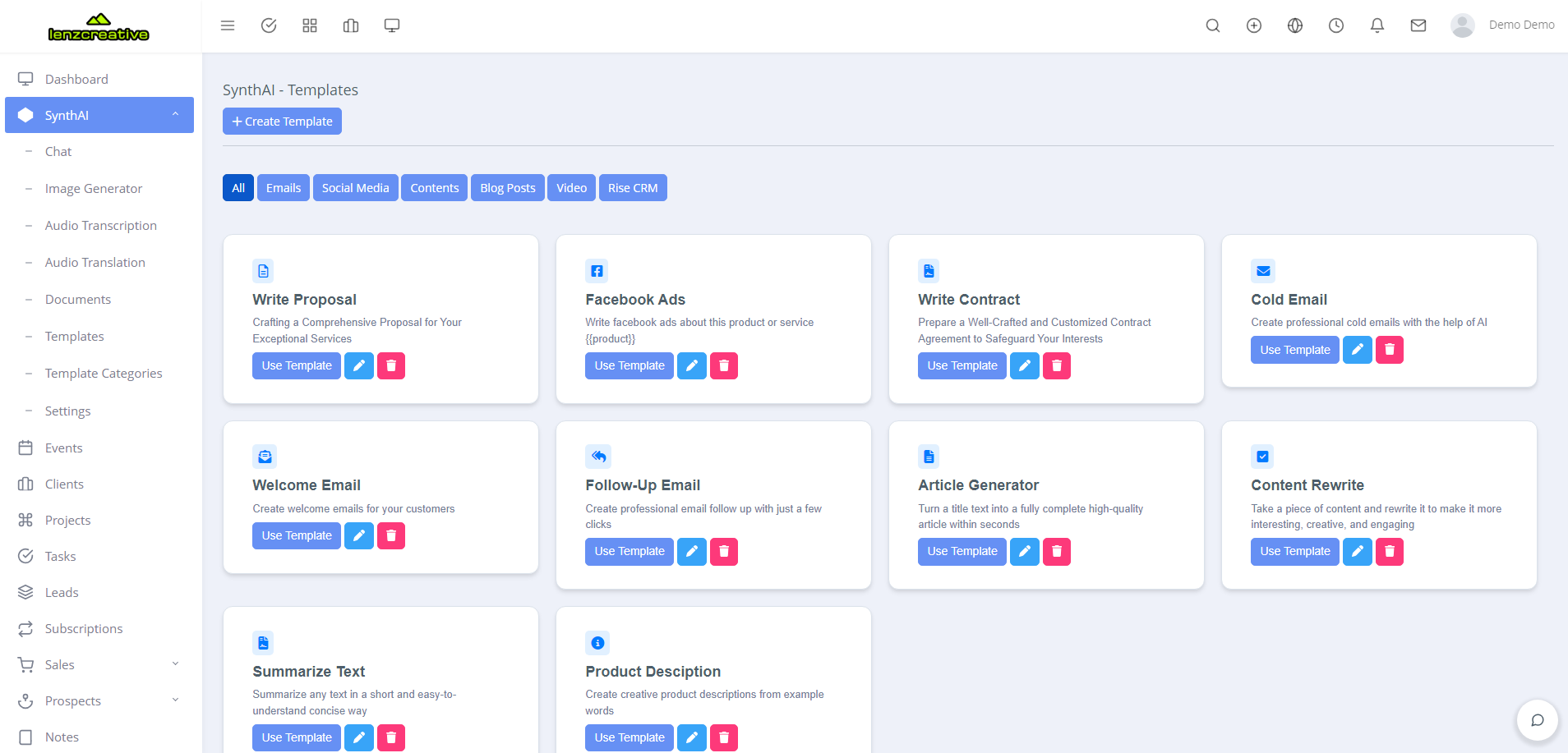 SynthAI - AI Module For Rise CRM - 1