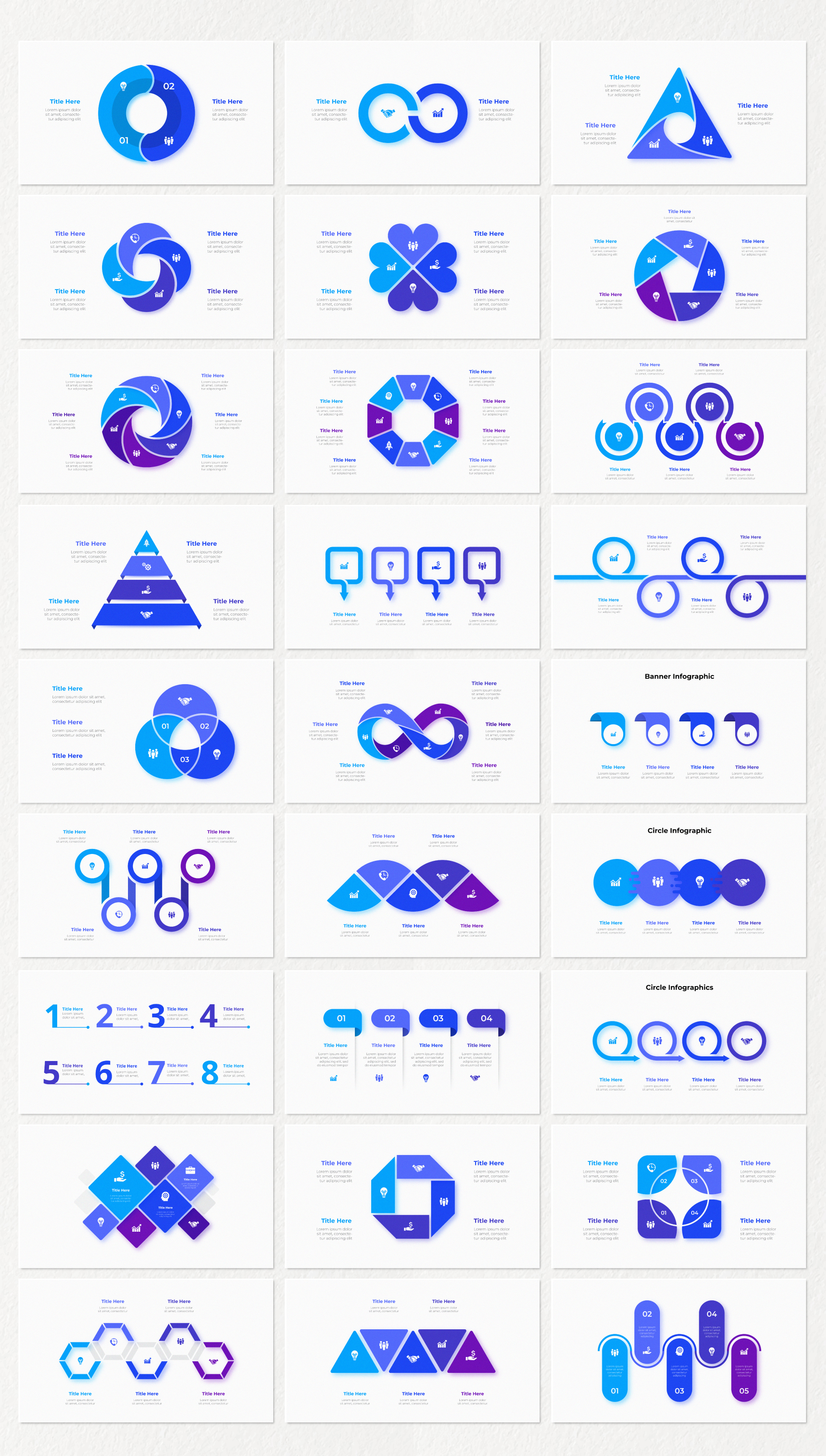 Multipurpose Infographics PowerPoint Templates v.5.2 - 79