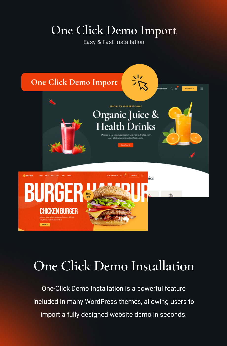 Wellfood - Fast Food Restaurant WordPress Theme - 9