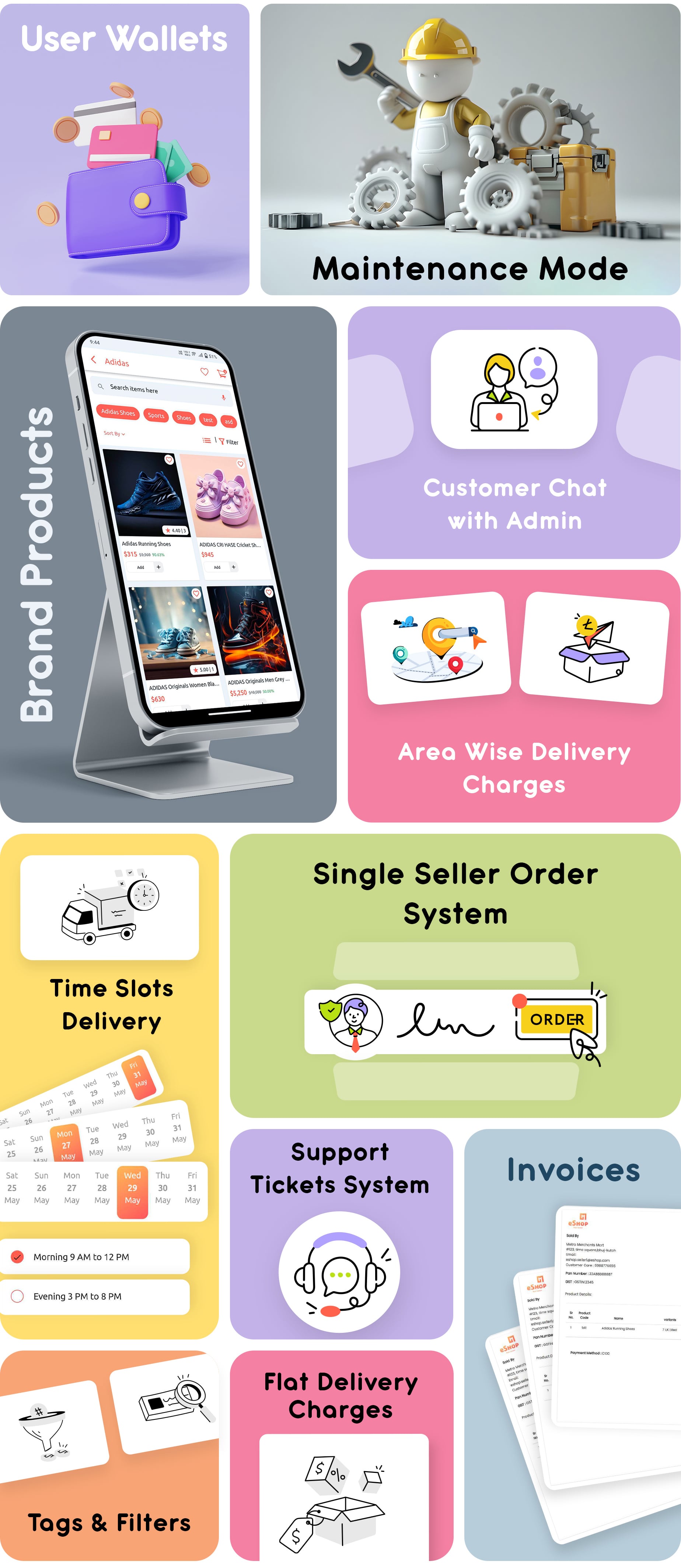 eShop - Multi Vendor eCommerce App & eCommerce Vendor Marketplace Flutter App - 24