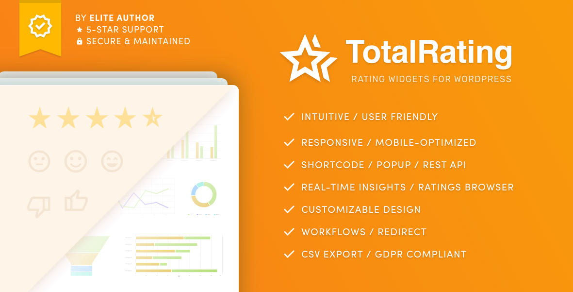 TotalRating responsive rating widget plugin