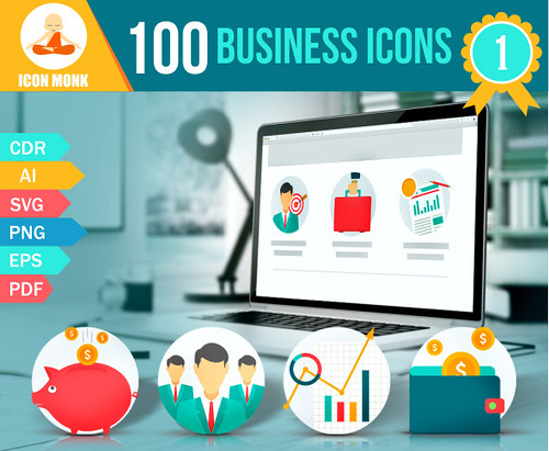 100 Business Icons