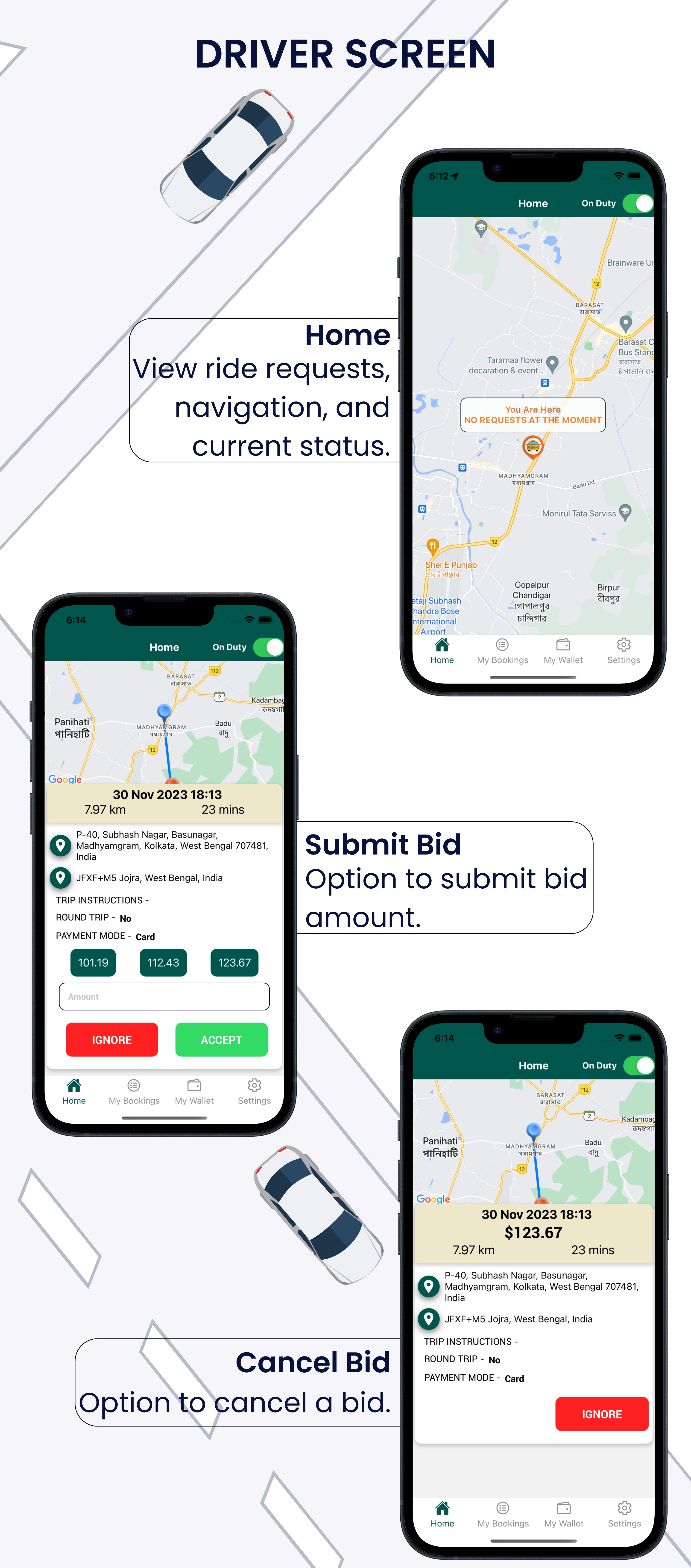 Exicube Bid Taxi App - 10