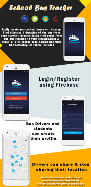 School Bus Tracker Android [Firebase] - 1