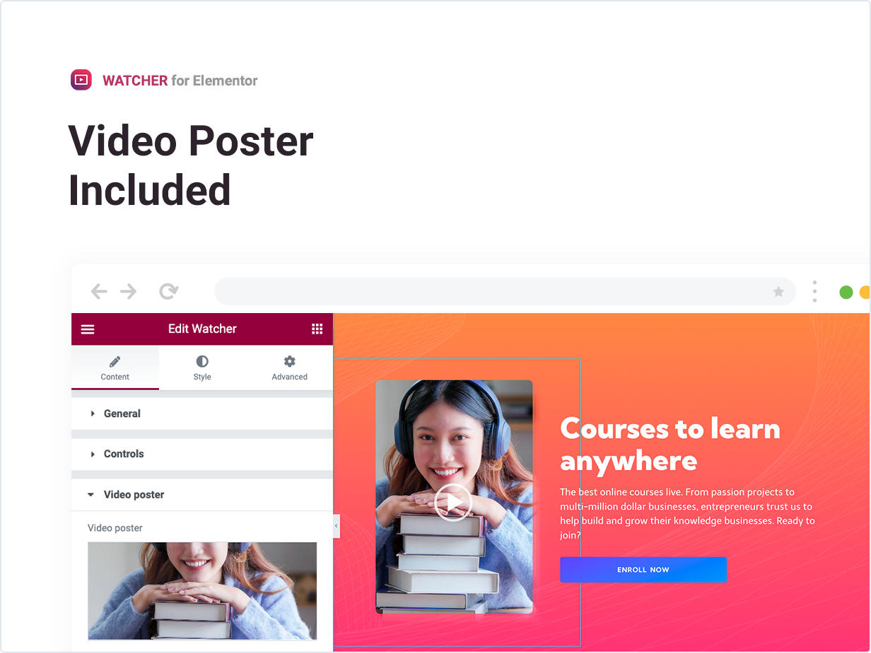 Video Poster Included