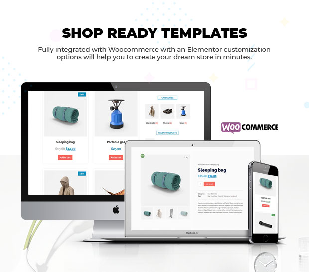 travele html woocommerce pages