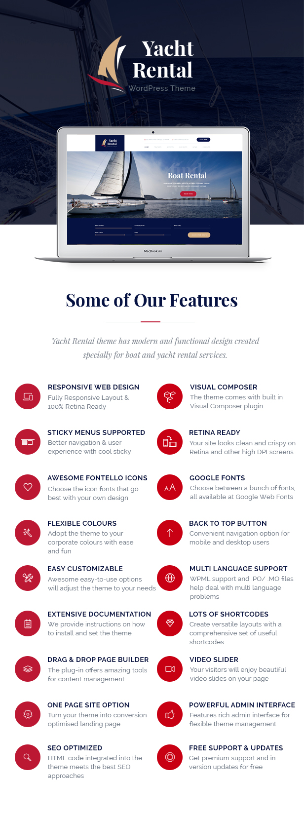 Yacht and Boat Rental Service Theme Nulled