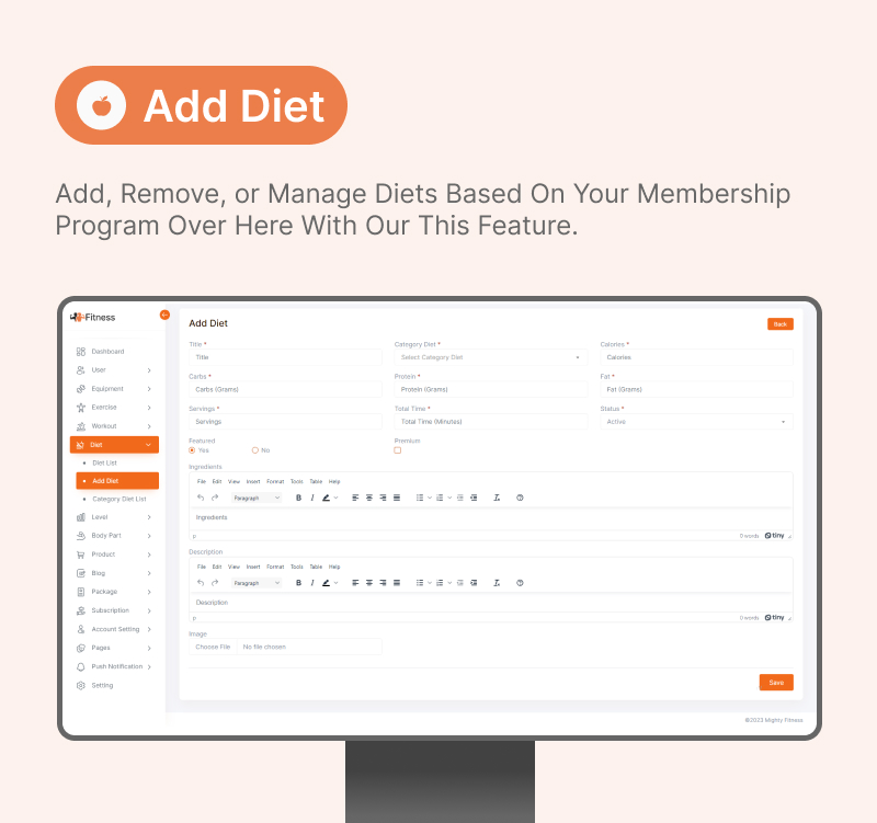 MightyFitness: Complete Fitness Solution Flutter App With Laravel Backend + ChatGPT(AIFitbot) - 43