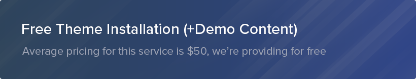 Free installation service