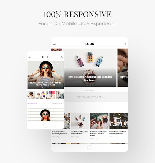 look wordpress theme responsive