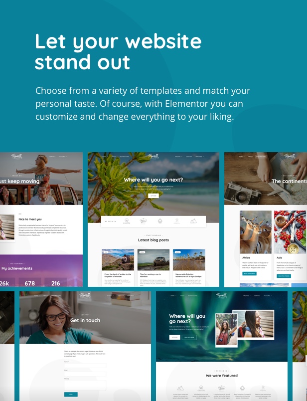 Trawell - Travel Blog Elementor Template Kit