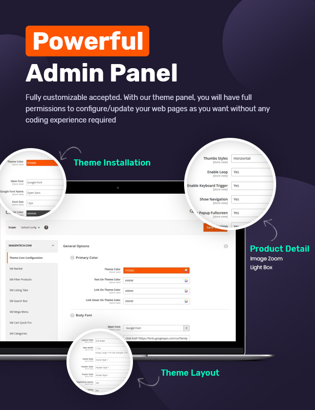 Best Magento 2 Themese - admin