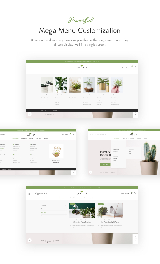 Lustria - MultiPurpose Plant Store WordPress Theme - 16