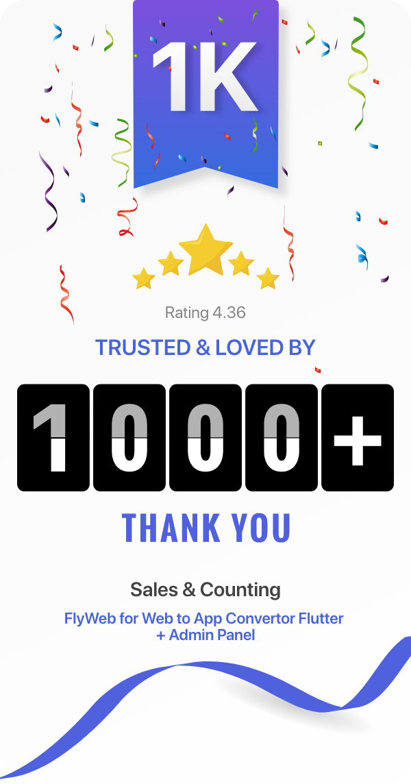 FlyWeb for Web to App Convertor Flutter + Admin Panel - 2