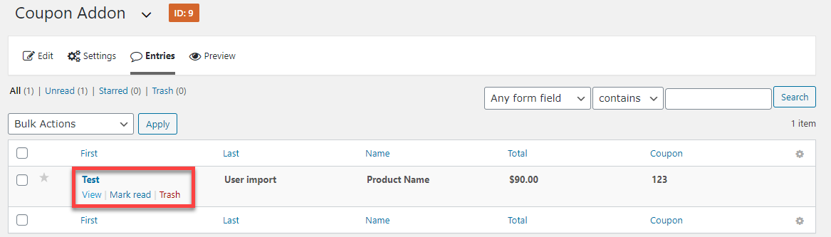 Import Entries for Gravity Forms