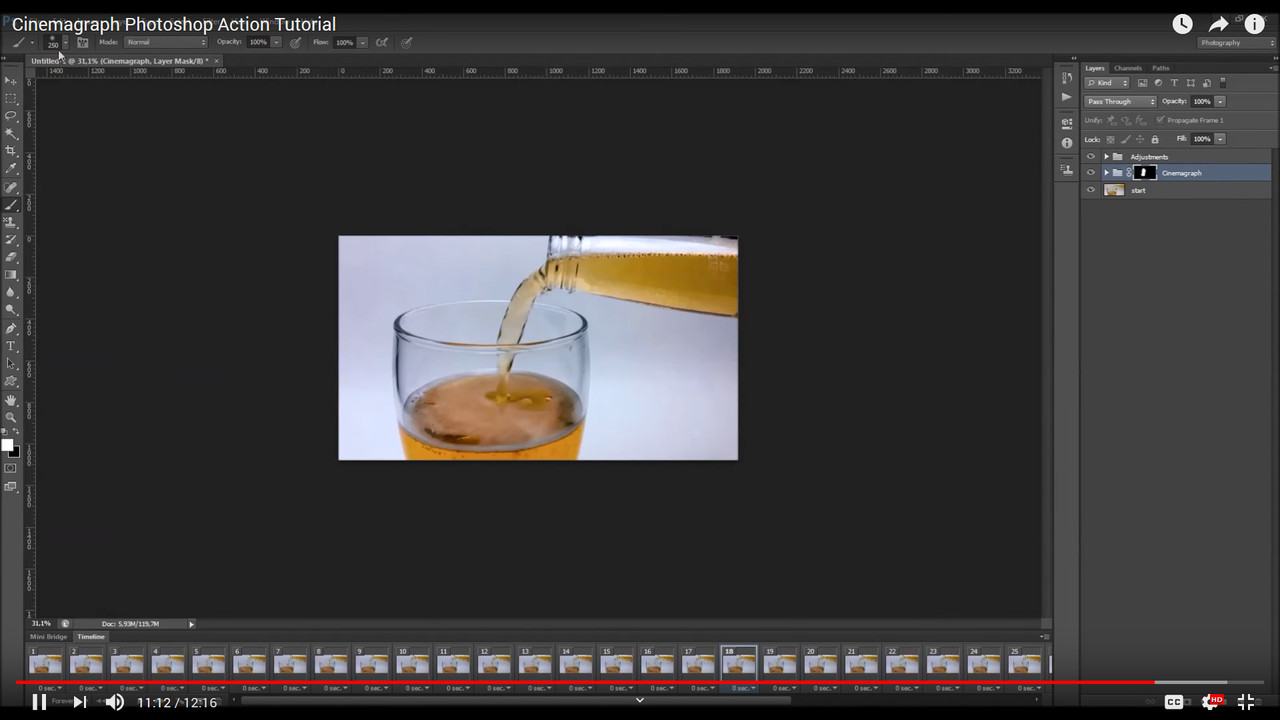 Cinemagraph Photoshop Action - 9