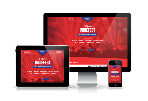 IndieFest - Music Event / Party / Festival Promo Muse Template - 1