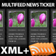 MultiFeed RSS News Ticke