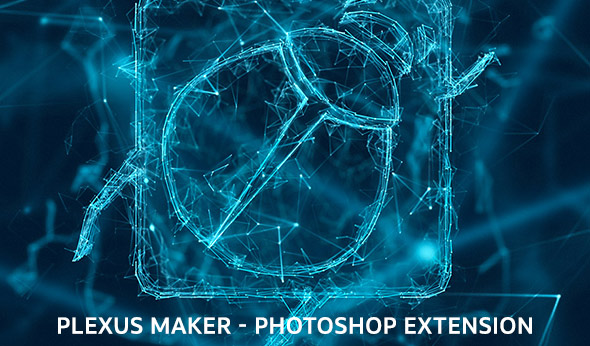 Plexus Maker - Photoshop plugin for creating plexus effects