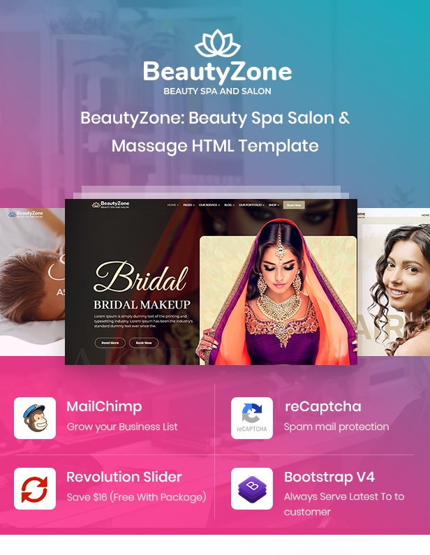 BeautyZone: Beauty Spa Salon & Massage HTML Template - 3