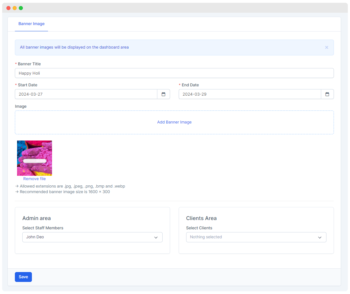 BannerCraft - Dynamic Banner Management & News Ticker Module for Perfex CRM - 4