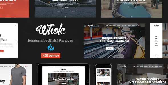 Whole - Responsive Multi-Purpose Drupal 8 Theme