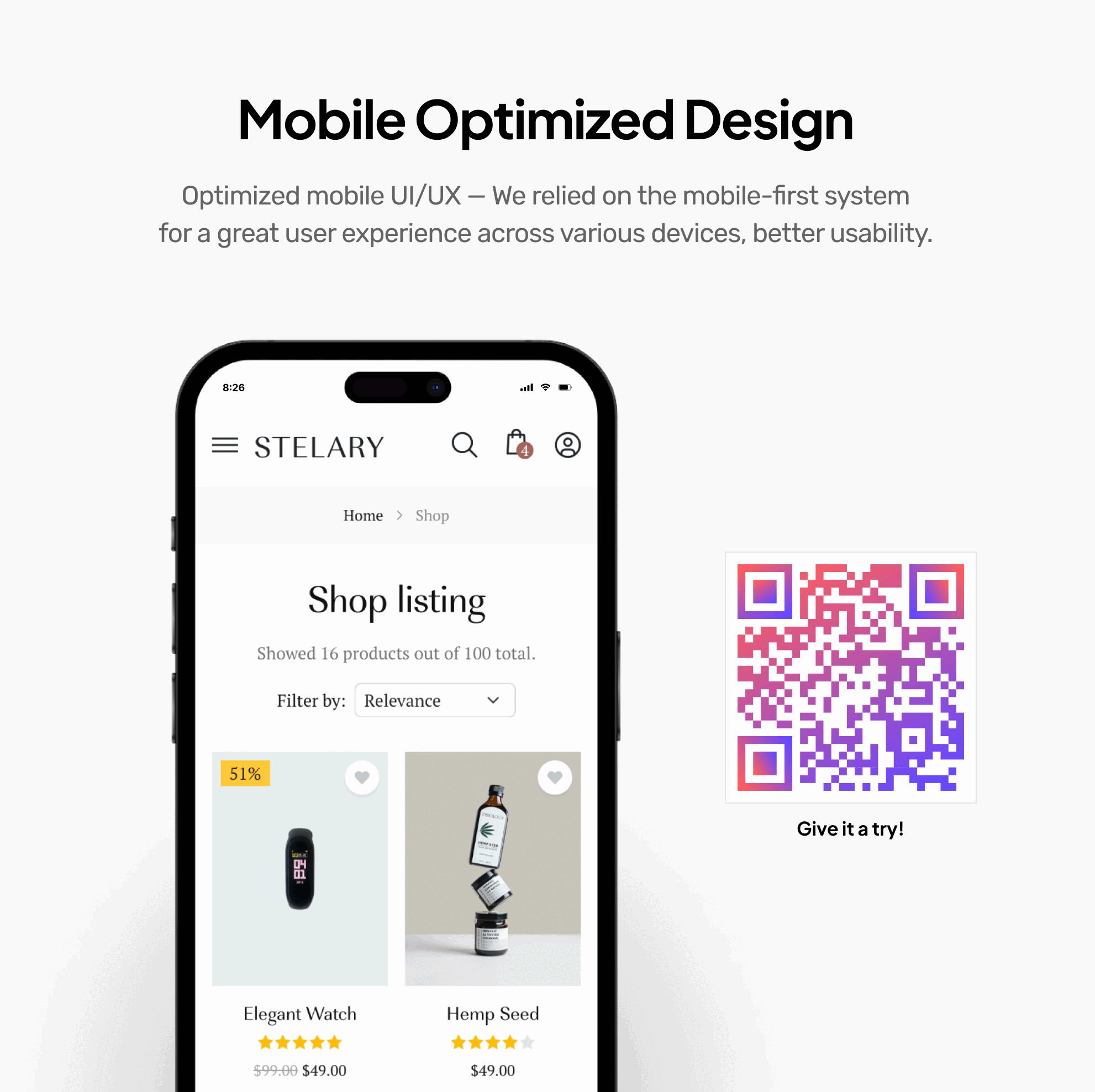 Mobile optimized