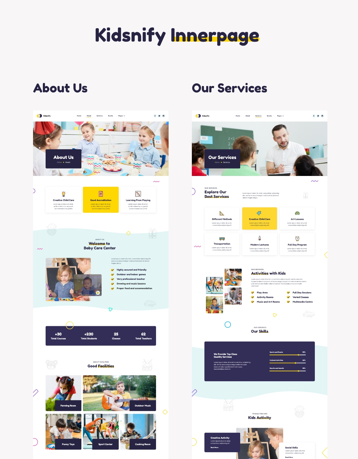 Kidsnify - Daycare Template Kit - 2