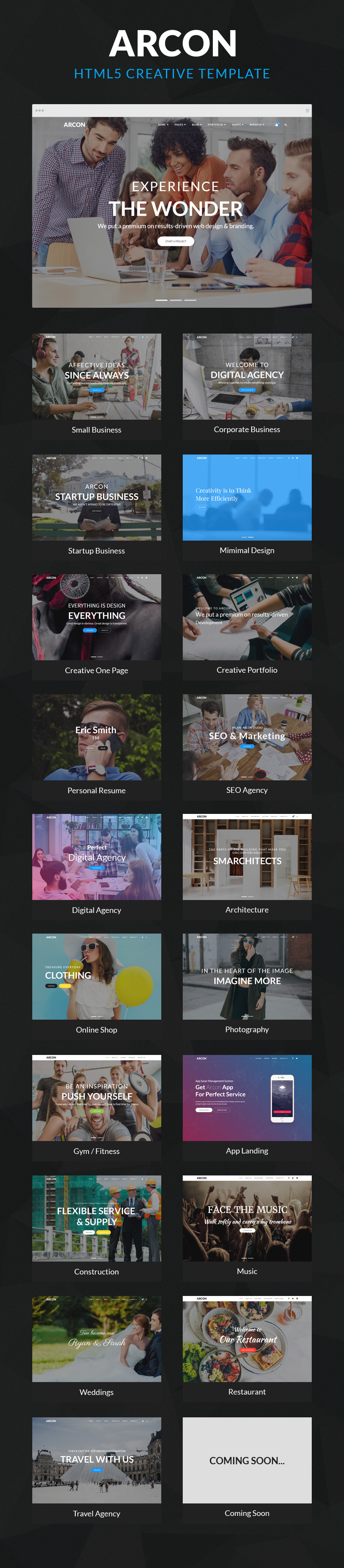 Arcon - Creative Multi-Purpose HTML Template - 1