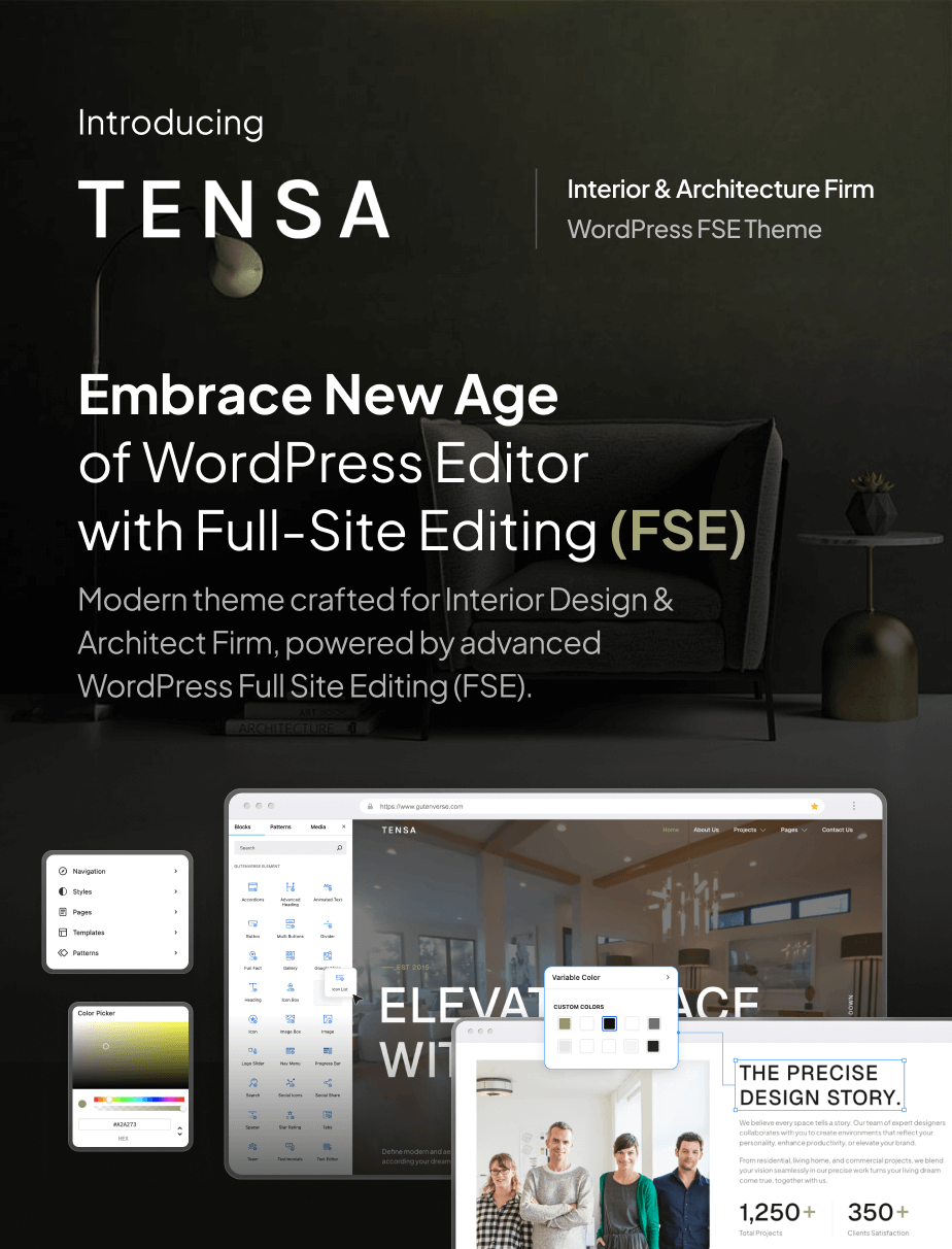 Tensa – Interior Design & Architecture Firm FSE WordPress Theme - 3