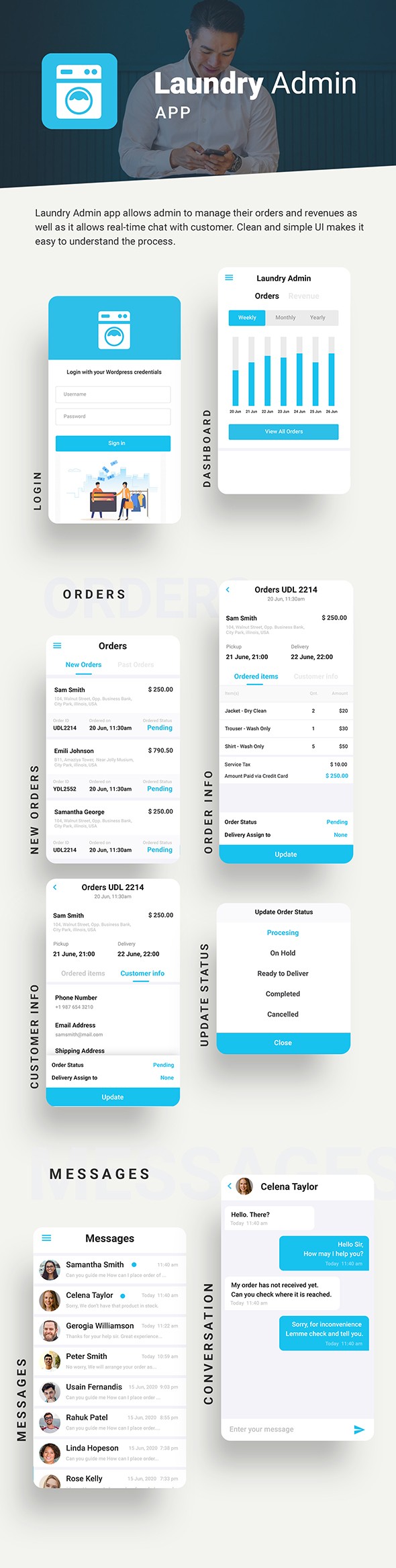 6 App Template| Laundry Booking App| Single Vendor Laundry App| Laundry Ordering App| Quickwash - 7