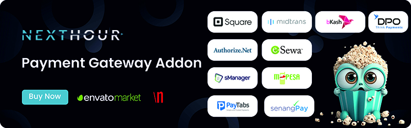 Nex tHour - Payment Gateways Addon