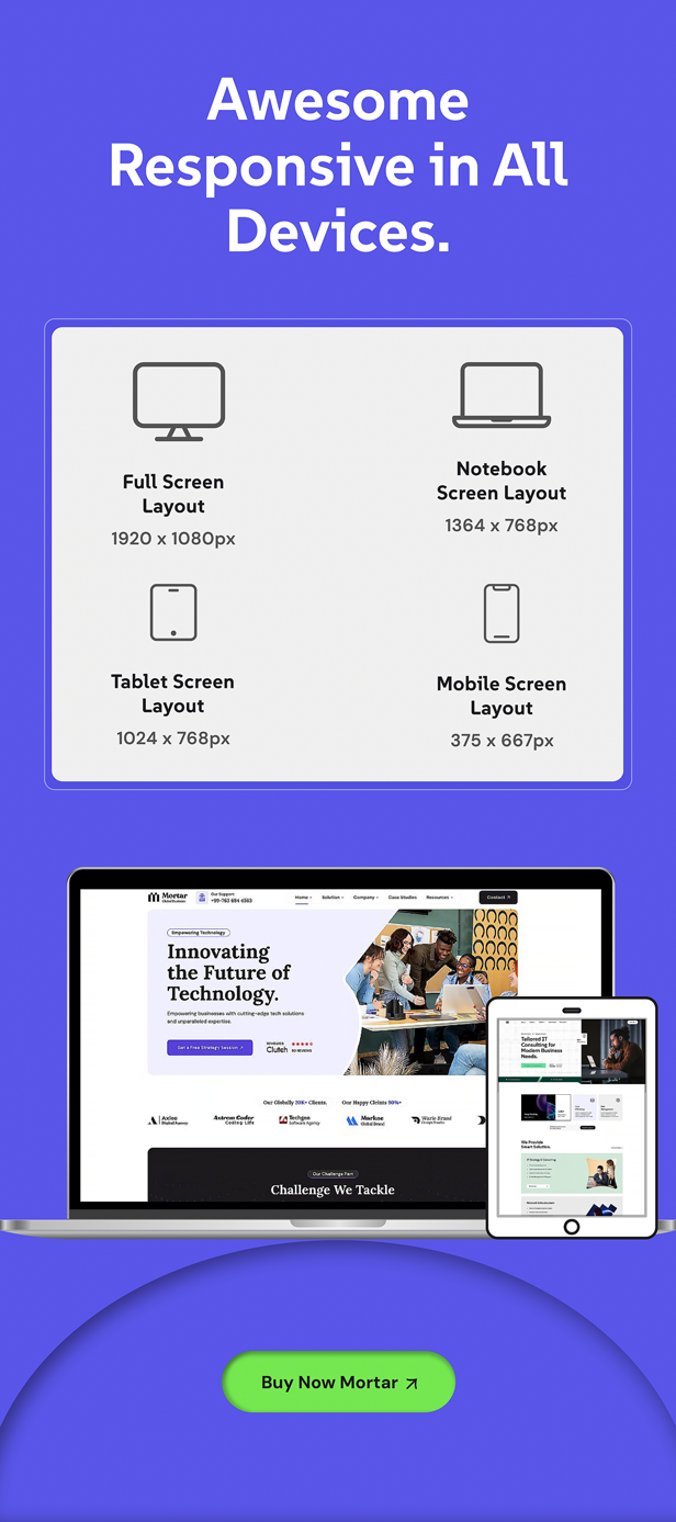 Mortar - Startup & Digital Agency React Next JS Template - 11
