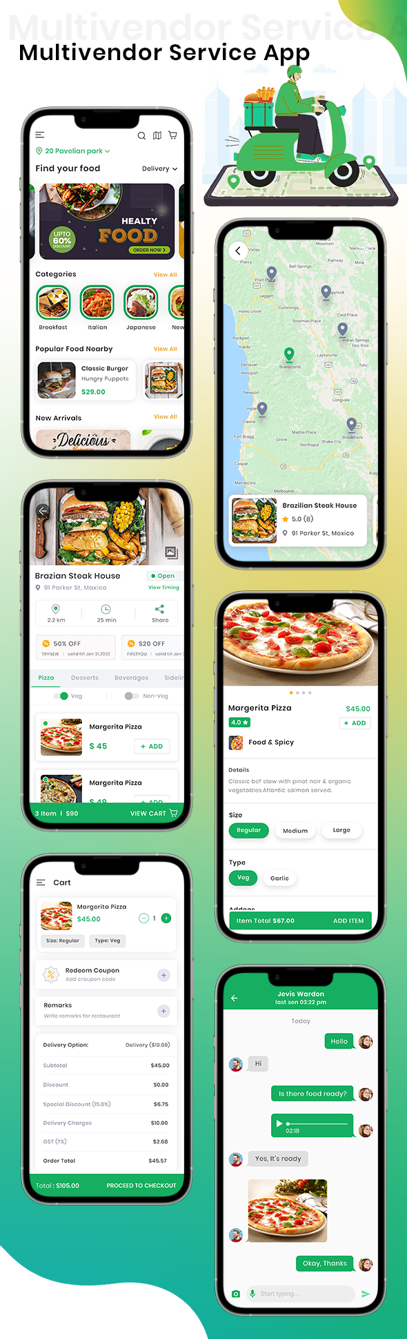 eMart | Multivendor Food, On-demand, eCommerce, Parcel, Taxi Booking, Car Rent App with Admin & Web - 13