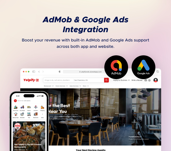 Yelpify – Yelp Clone | The No. 1 Business Listing Flutter app with admin panel and website - 8