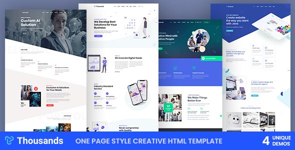 Thousands html template