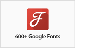 600+ Google Fonts