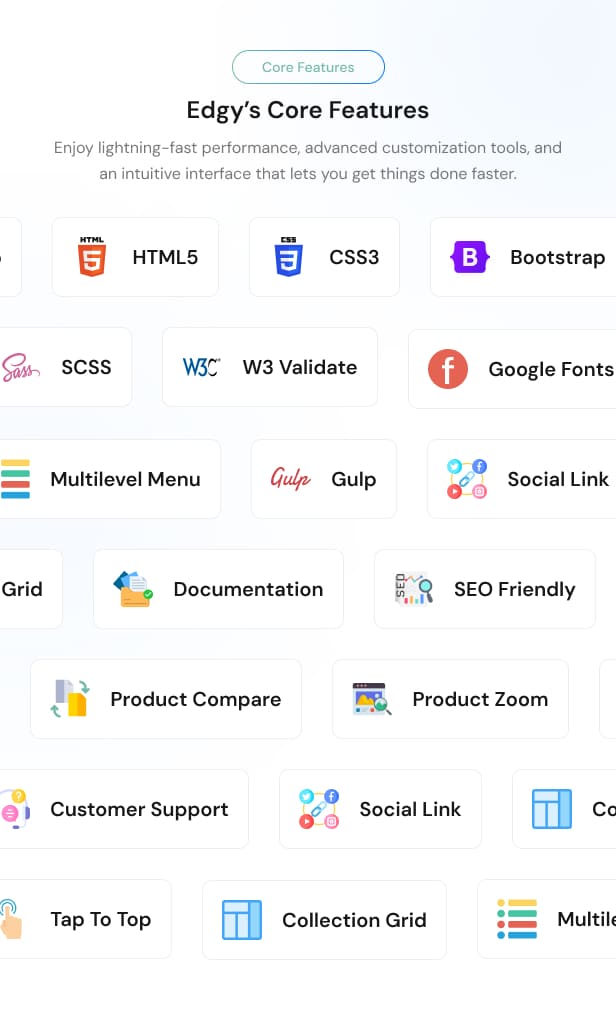 edgy Multipurpose Ecommerce HTML Theme
