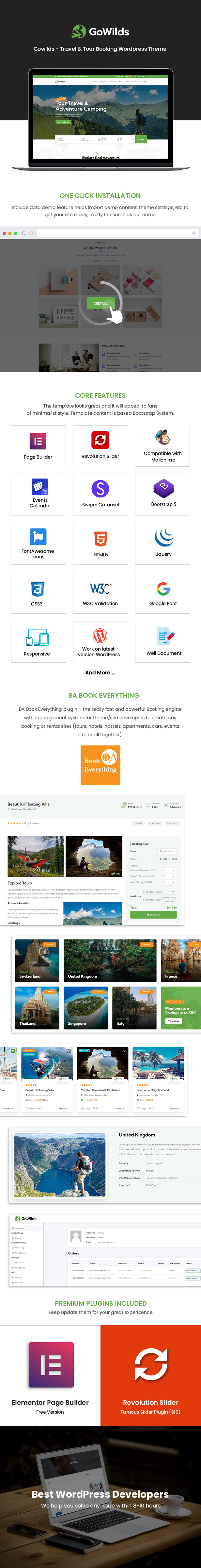 Gowilds WordPress Theme